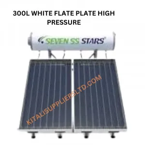 300liters white flate plate  high pressure water heater