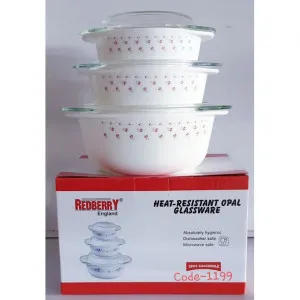 Redberry 3pcs Set Casserole