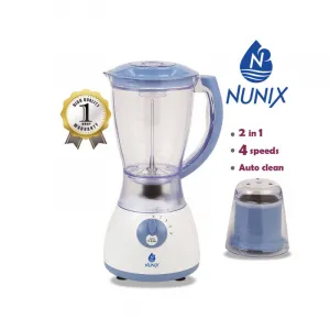 Nunix AK300(Blue&White) 2in1 Blender