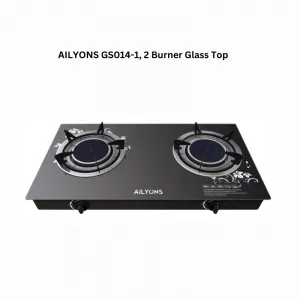AILYONS GS014-1, 2 Burner Glass Top