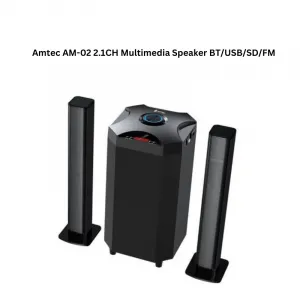 Amtec AM-02 2.1CH Multimedia Speaker BT/USB/SD/FM