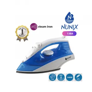 Nunix Steam Iron Box With Non-stick Sole Plate 138A