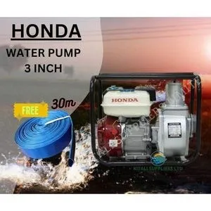 Honda water pump 3" plus 30m delivery pipe