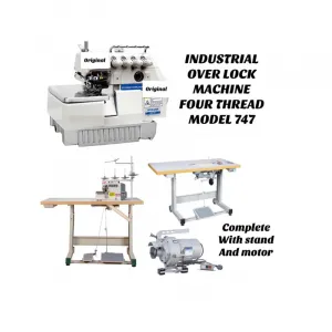 Industrial Over Lock Machine Complete With Stand