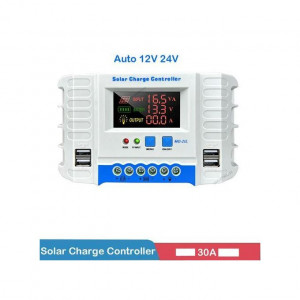 Solarmax 30Amp 12/24V PWM Solar Charge Controller