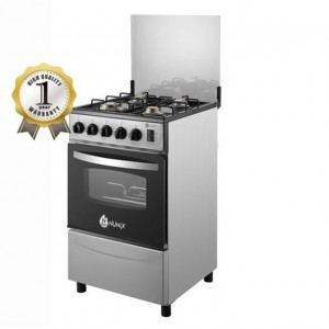 Nunix Free Standing 4 Gas Burner Cooker With Oven