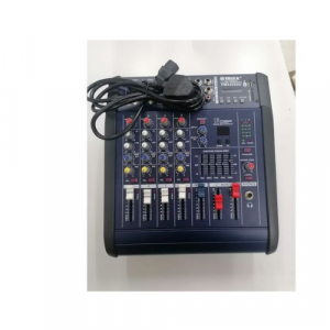 Omax 4 Channel Powered Mixer 2 Outputs Channels 250watts