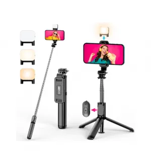 Selfie Stick Tripod with Fill Light
