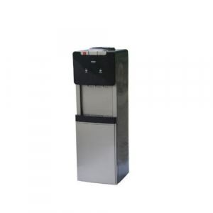 Mika MWD2702SGR-Water Dispenser, Standing, Hot, Normal & Cold (3 Taps),With Cabinet, Refrigerator, Silver & Dark