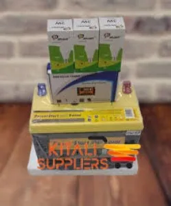 75ah powerstart battery, digital 10a controller 3pc bulbs