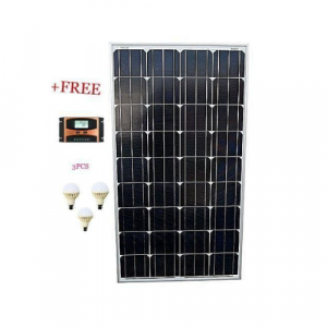 africell SOLAR PANEL (All Weather ) 180Watts +Free Solar Controller ,3 DC Bulbs