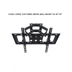 CL501 / CP502  FLAT PANEL SWIVEL WALL MOUNT Suitable for 32”-70”