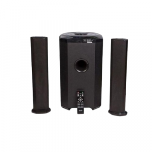 Gld GL-004 2.1CH Subwoofer Speaker System + Mic 120W - Black