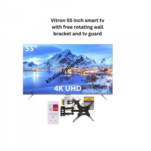 55" inch FRAMELESS- 4K ULTVitron HTC5568S,RA HD Smart& Digital - Android 11 TV, Netflix, Youtube Bluetooth