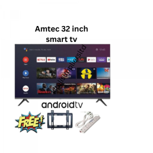 Amtec Frameless 32" Inch Smart Android TV,BLUETOOTH TV,NETFLIX+FREE BRACKET+EXTENSION
