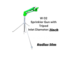 Sprinkler gun with Tripod inlet diameter 2inch 50m radius