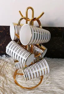 Golden cups  6pcs