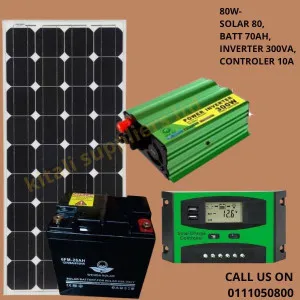 80w solar fullkit monocrystaline all-weather