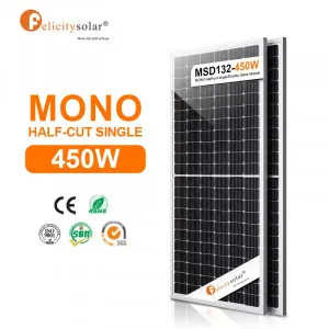450W Felicity Mono Half-Cut Single Solar Panel