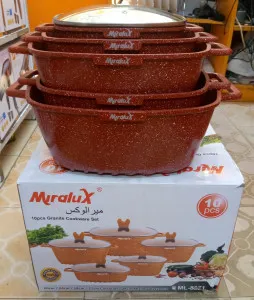 MIRALUX  COOKWARE 10PCS