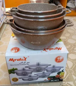 MIRALUX  COOKWARE 10PCS