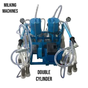 milking machine double cylinder