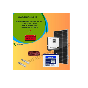 1kva tubular solar kit