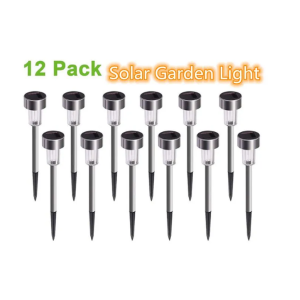 12PCS Solar Garden Light Lamps