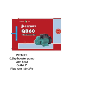 Premier 0.5 hp booster pump 28m head