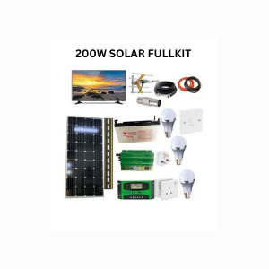 200W SOLAR FULLKIT WITH 19 INCH TV