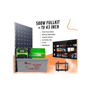 KITALI 500W SOLAR FULLKIT WITH TV 43 INCH