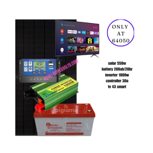 550W SOLAR FULLKIT WITH 43INCH TV