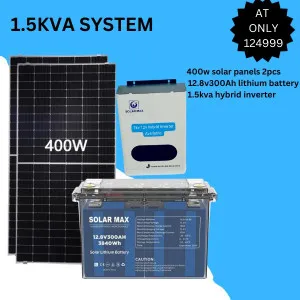 1.5kva solar full kit