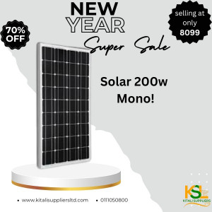 solar panel 200w monocrystalline