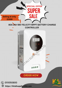 80A 24v/ 48v Felicity MPPT battery charge controller