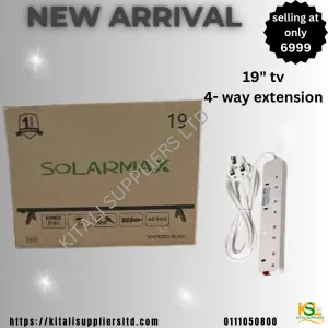 19" solarmax tv, 4- way extension