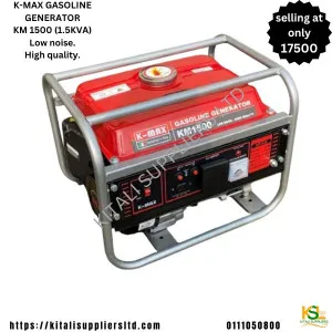 K Max  gasoline Generator 1500w