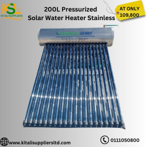 200litre pressurized solar water heater stainless