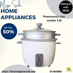 Powersonic rice cooker 1.8litres