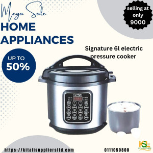 Signature 6litre eletric pressure cooker