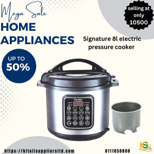 Signature 8litres eletric pressure cooker