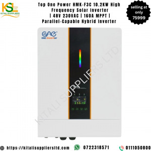 Top one power HMK -F3C 10.2KW high frequency solar inverter 48v 230VAC 160A mppt/Parallel-Capable hybrid inverter