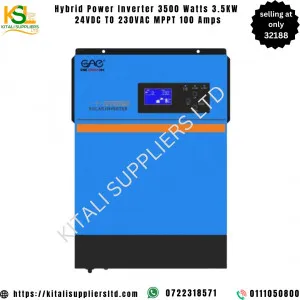 Hybrid power inverter 3500 3.5kva 24vdc  230VAC 100MPPT
