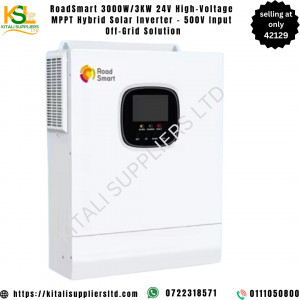 Road smart 3000w/3kw 24v high -voltage Mppt hybrid solar inverter -500v input off grid -solution