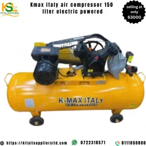 K max italy air compressor 150liters  electric powered
