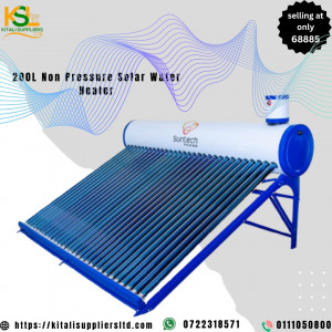 200litre non pressurized solar water heater