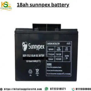 18ah sunnypex battery dry cell