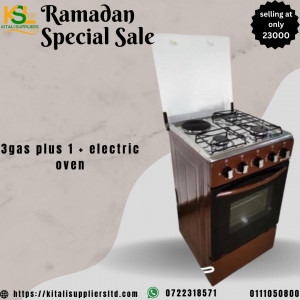 3 gas plus 1 electric oven