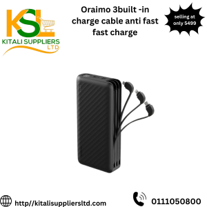 Oraimo 3 built -in  charge cable anti-fast fast charge