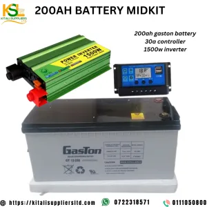 200ah/20hr gaston battery midkit